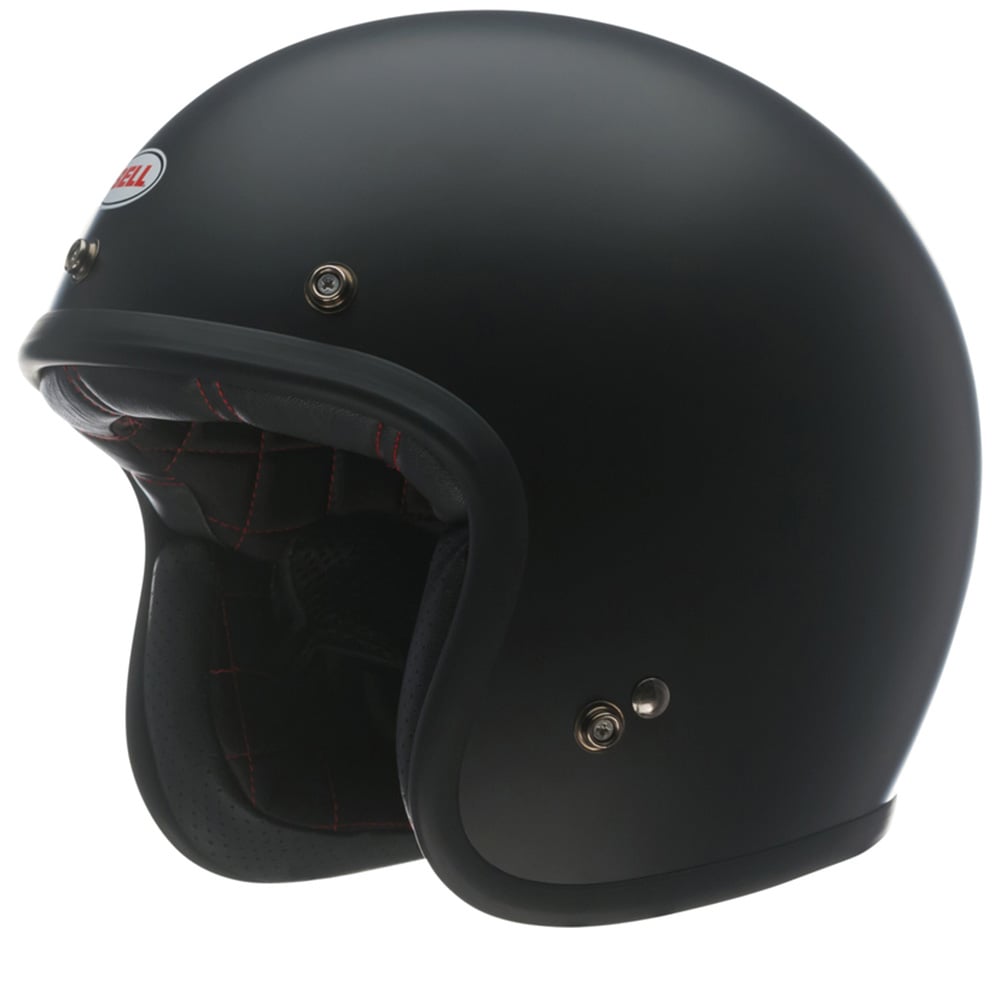 Image of Bell Custom 500 Matt Black Jet Helmet Größe M