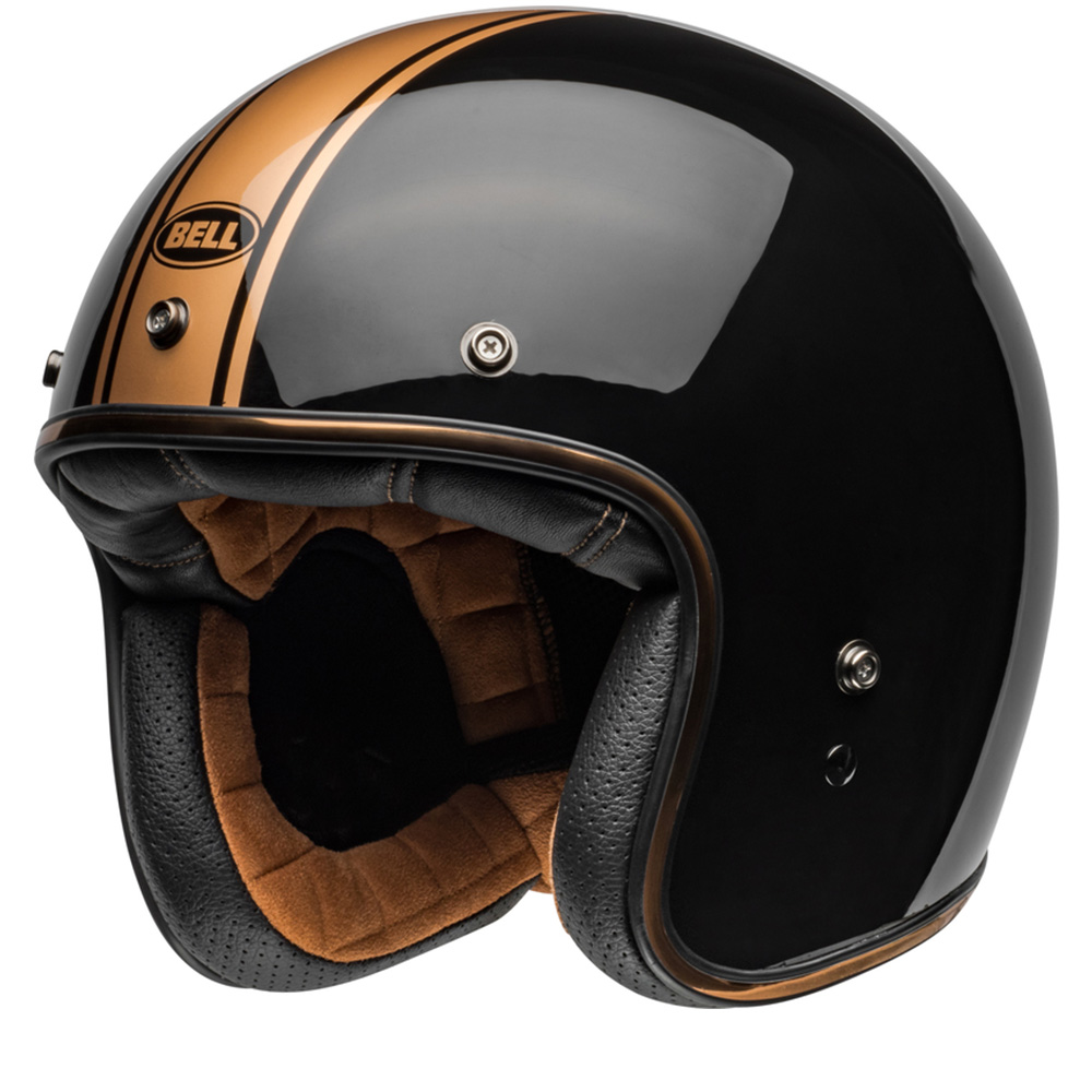 Image of Bell Custom 500 Rally Black Bronze Jet Helmet Größe M