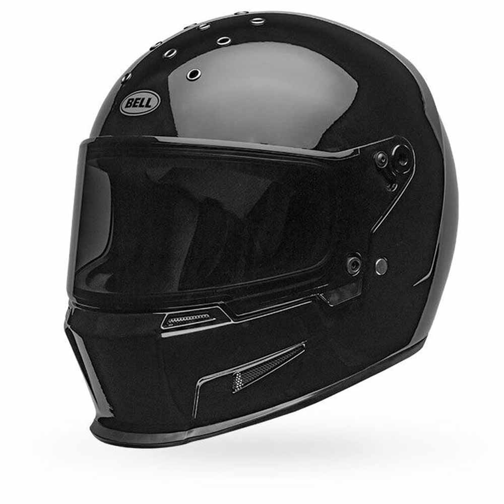 Image of Bell Eliminator Black Full Face Helmet Size L ID 196178188128
