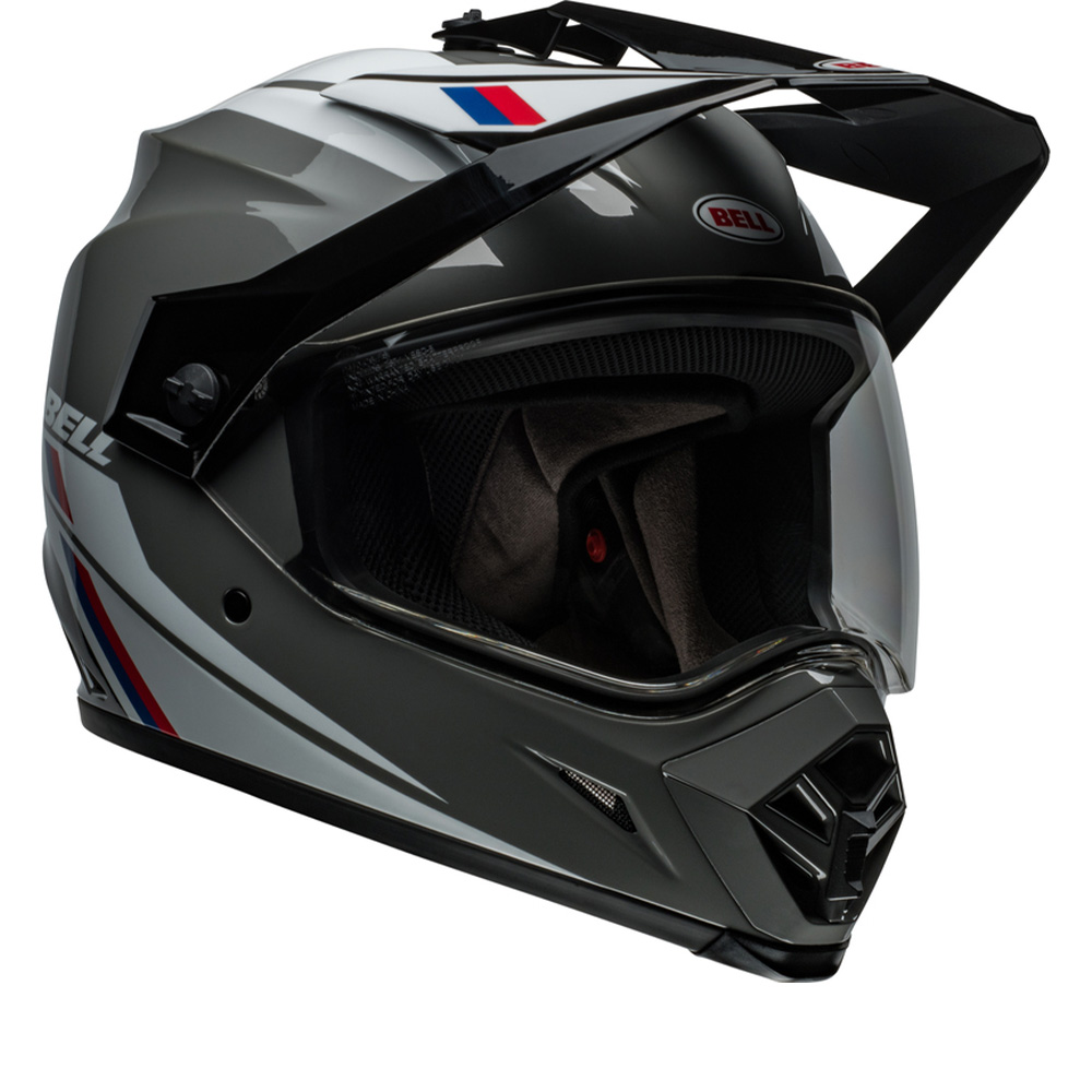 Image of Bell MX-9 Adventure MIPS Alpine Nardo Grey Black Adventure Helmet Size S ID 196178102520