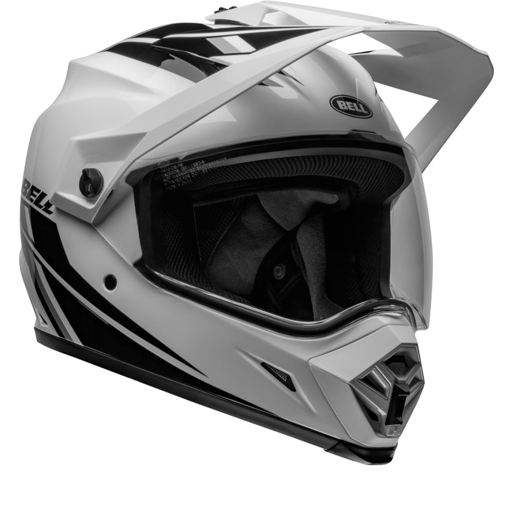 Image of Bell MX-9 Adventure MIPS Alpine White Black Adventure Helmet Size XL ID 196178102605