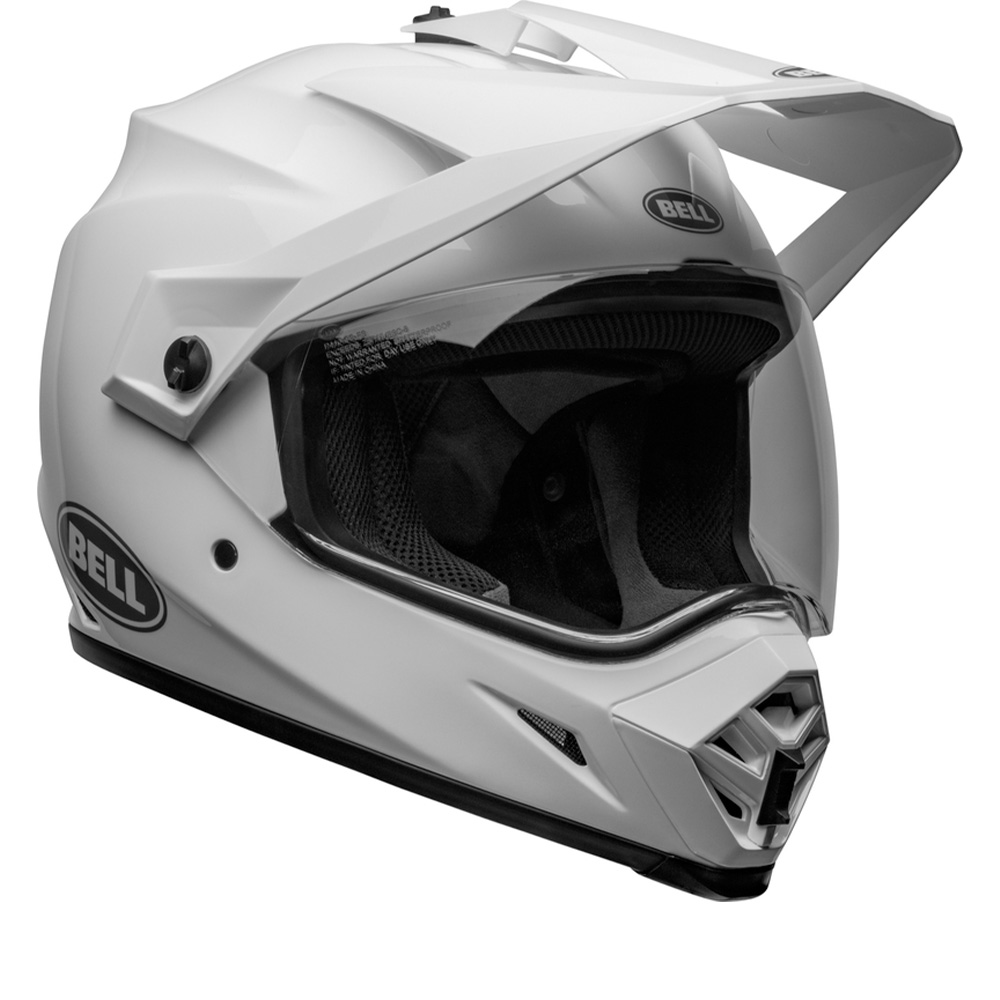 Image of Bell MX-9 Adventure MIPS Solid White Adventure Helmet Size 2XL ID 196178244244