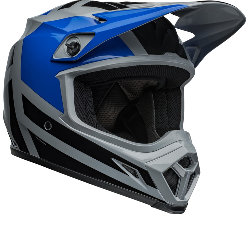 Image of Bell MX-9 MIPS Alter Ego Blue Full Face Helmet Talla S