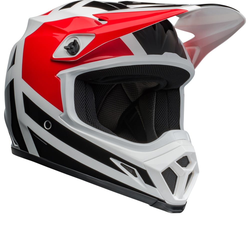 Image of Bell MX-9 MIPS Alter Ego Red Full Face Helmet Size S ID 196178103121