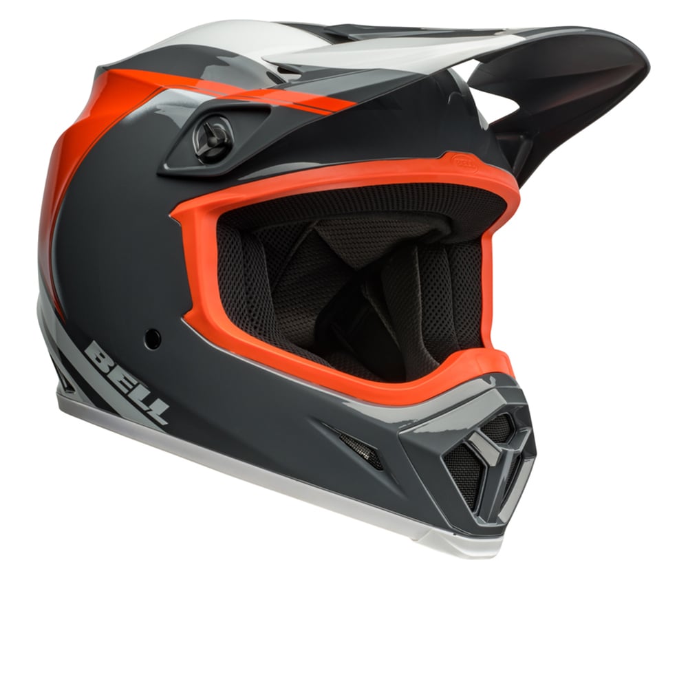 Image of Bell MX-9 MIPS Dart Orange Full Face Helmet Size XL ID 196178102803