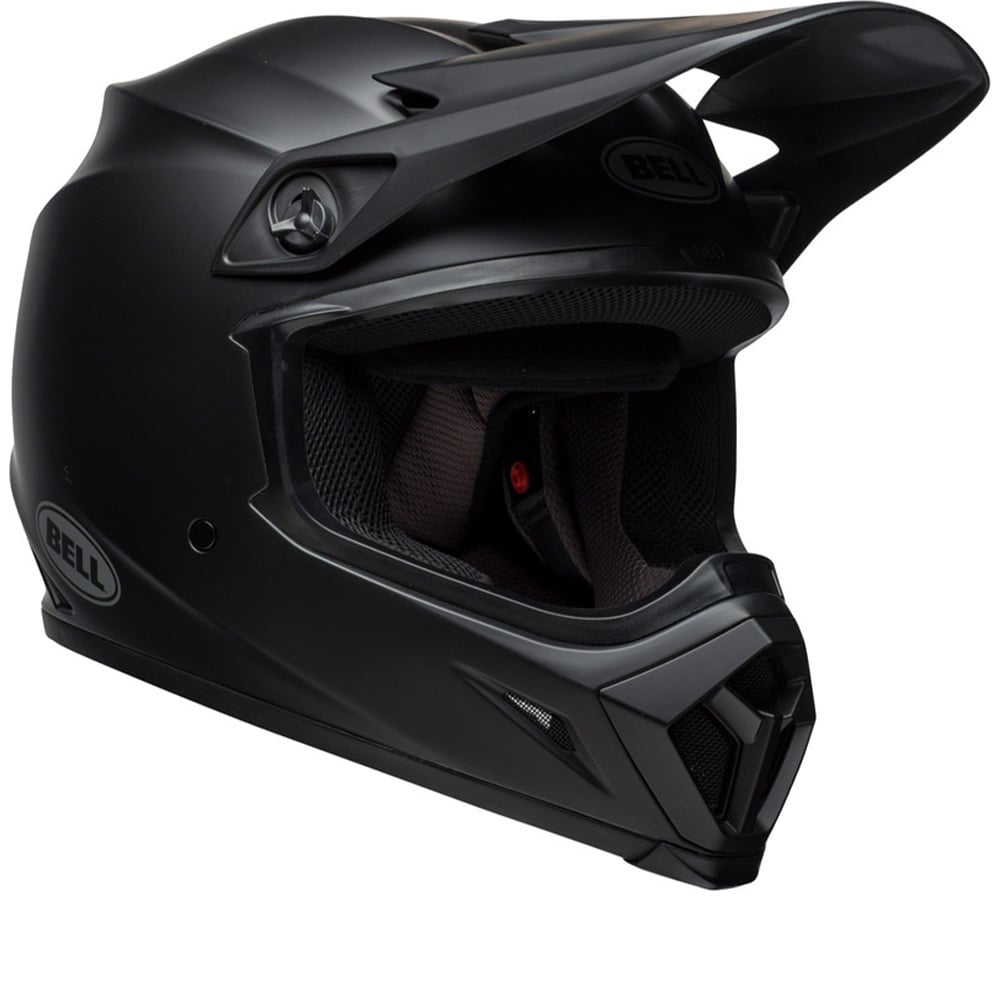 Image of Bell MX-9 MIPS Solid Matte Black ECE 2206 Offroad Helmet Size 2XL EN