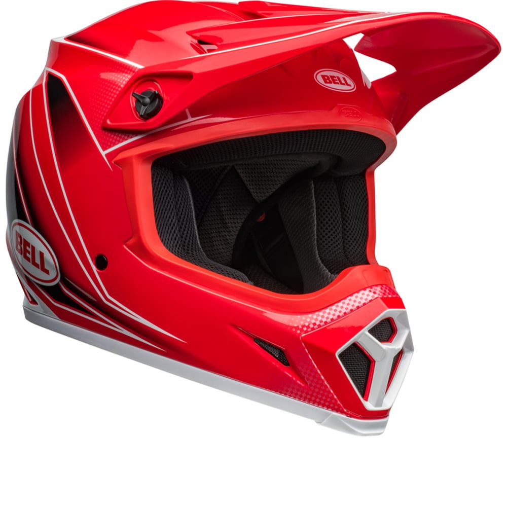 Image of Bell MX-9 MIPS Zone Red Full Face Helmet Size 2XL ID 196178103114