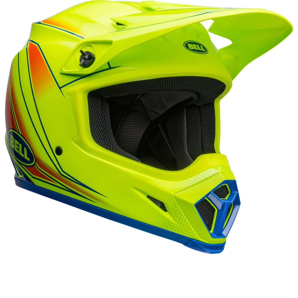 Image of Bell MX-9 MIPS Zone Retina Sear Full Face Helmet Size M ID 196178103183