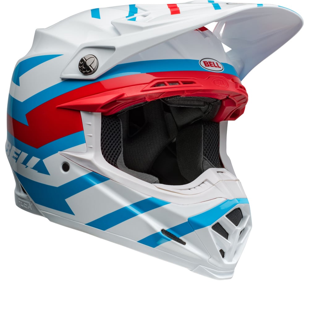 Image of Bell Moto-9S Flex Banshee White Offroad Helmet Size XL EN