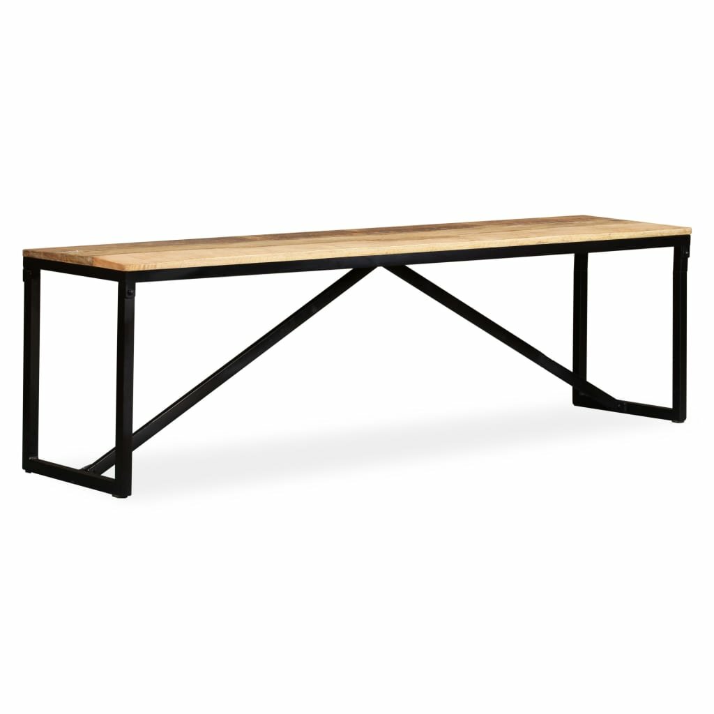 Image of Bench Solid Mango Wood 63"x138"x177"