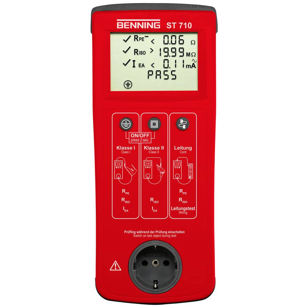 Image of Benning ST 710 Equipment tester VDE standard 0701-0702