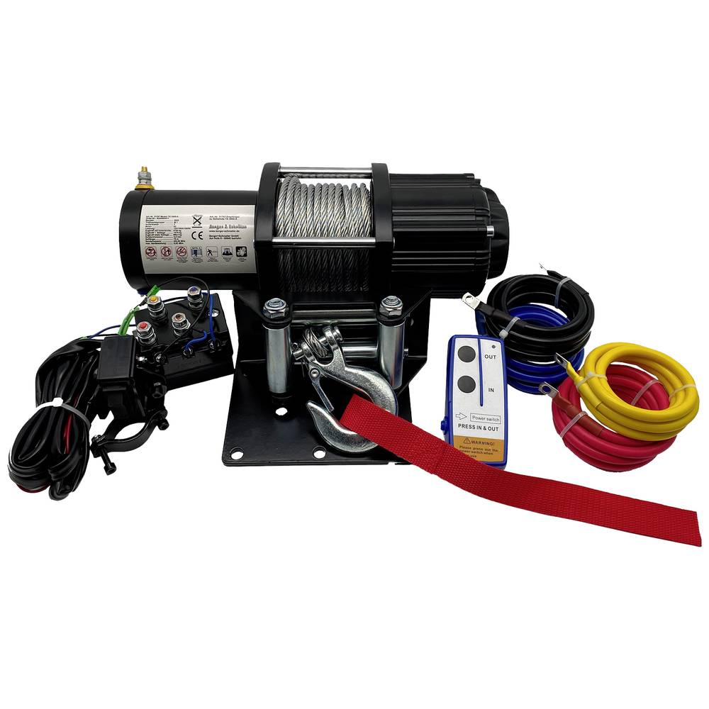 Image of Berger & SchrÃ¶ter Winch 31767 Traction (rolling)=3150 kg Cordless remote control incl window