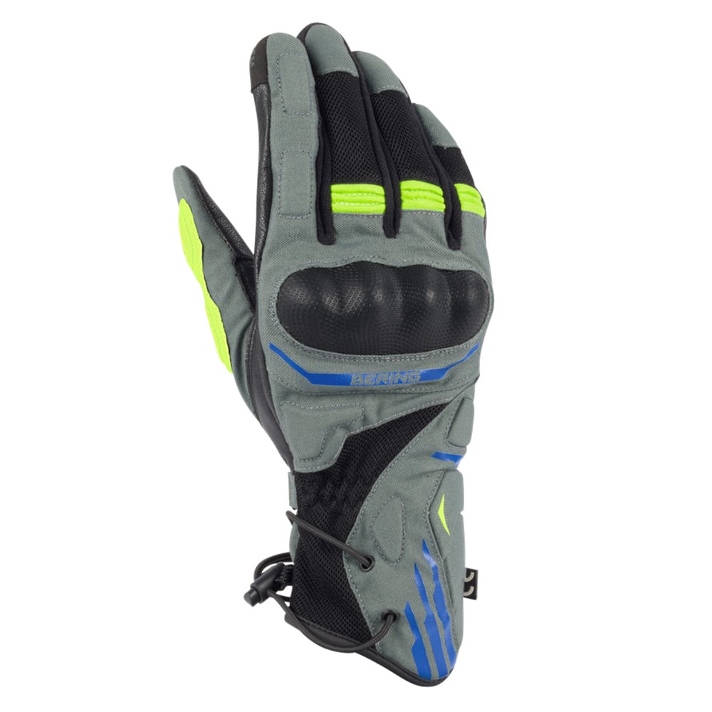 Image of Bering Bakundu Gloves Black Grey Blue Fluo Size T10 EN
