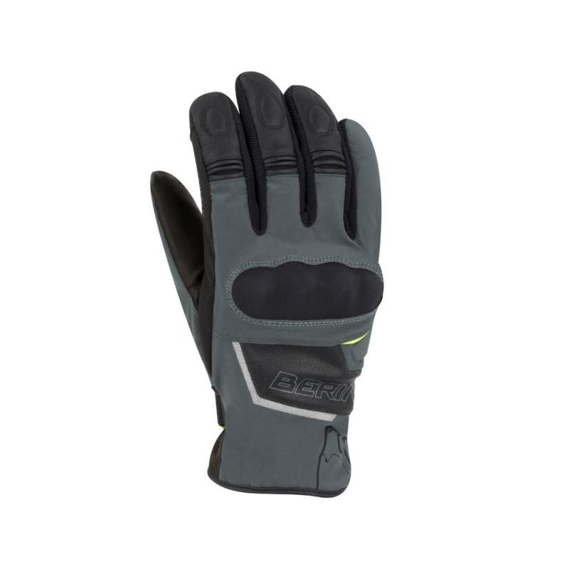 Image of Bering Gourmy Guantes Negro Gris Amarillo Fluo Talla T12