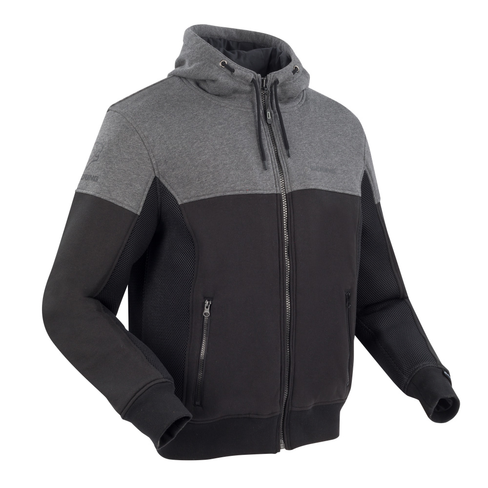 Image of Bering Hoodiz Vented Schwarz Anthracite CE Jacke Größe S