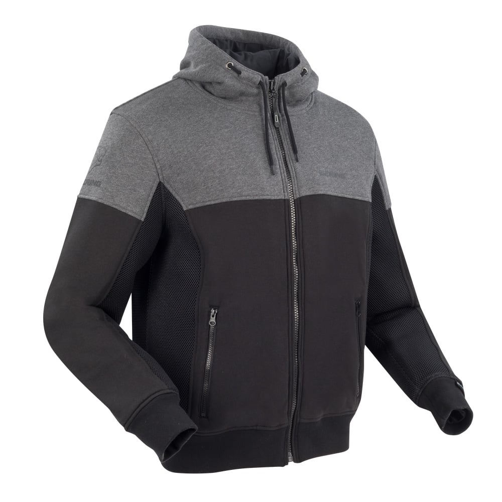 Image of Bering Hoodiz Vented Schwarz Anthracite CE Jacke Größe XL