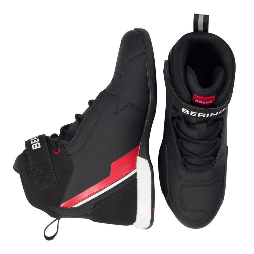 Image of Bering Jag Sneakers Black White Red Size 40 EN