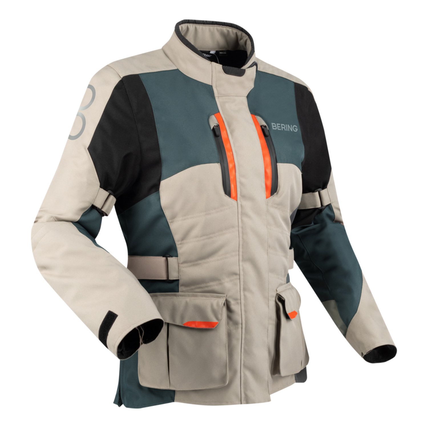 Image of Bering Lady Siberia Jacket Beige Grey Orange Talla T4