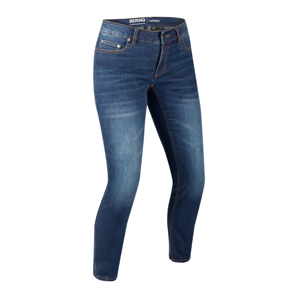Image of Bering Lady Trust Tapered Pants Blue Washed Size T1 ID 3660815188910
