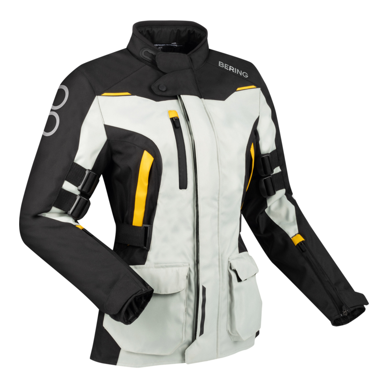 Image of Bering Lady Zephyr Jacket Black Grey Yellow Talla T1