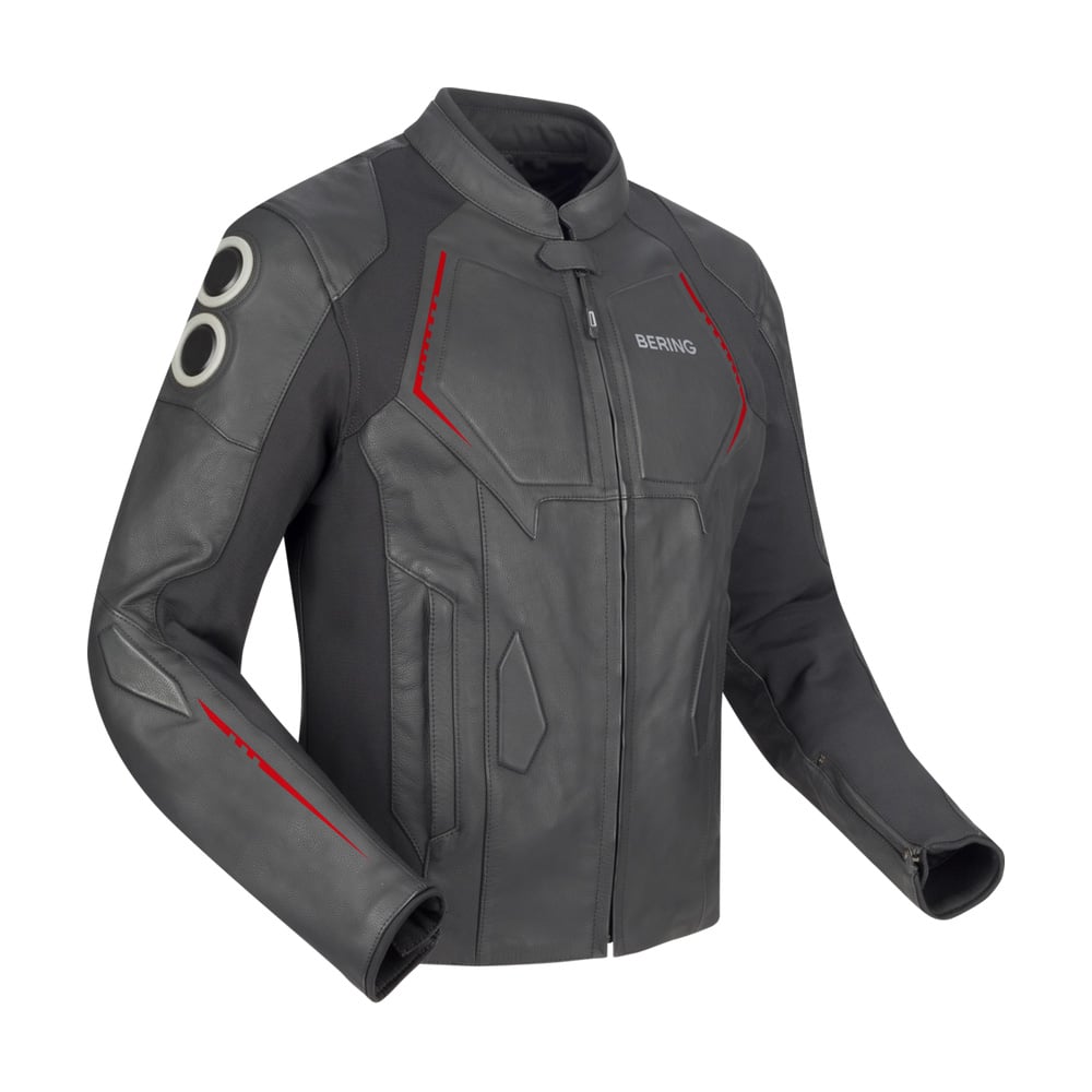 Image of Bering Radial Jacket Black Red Taille L