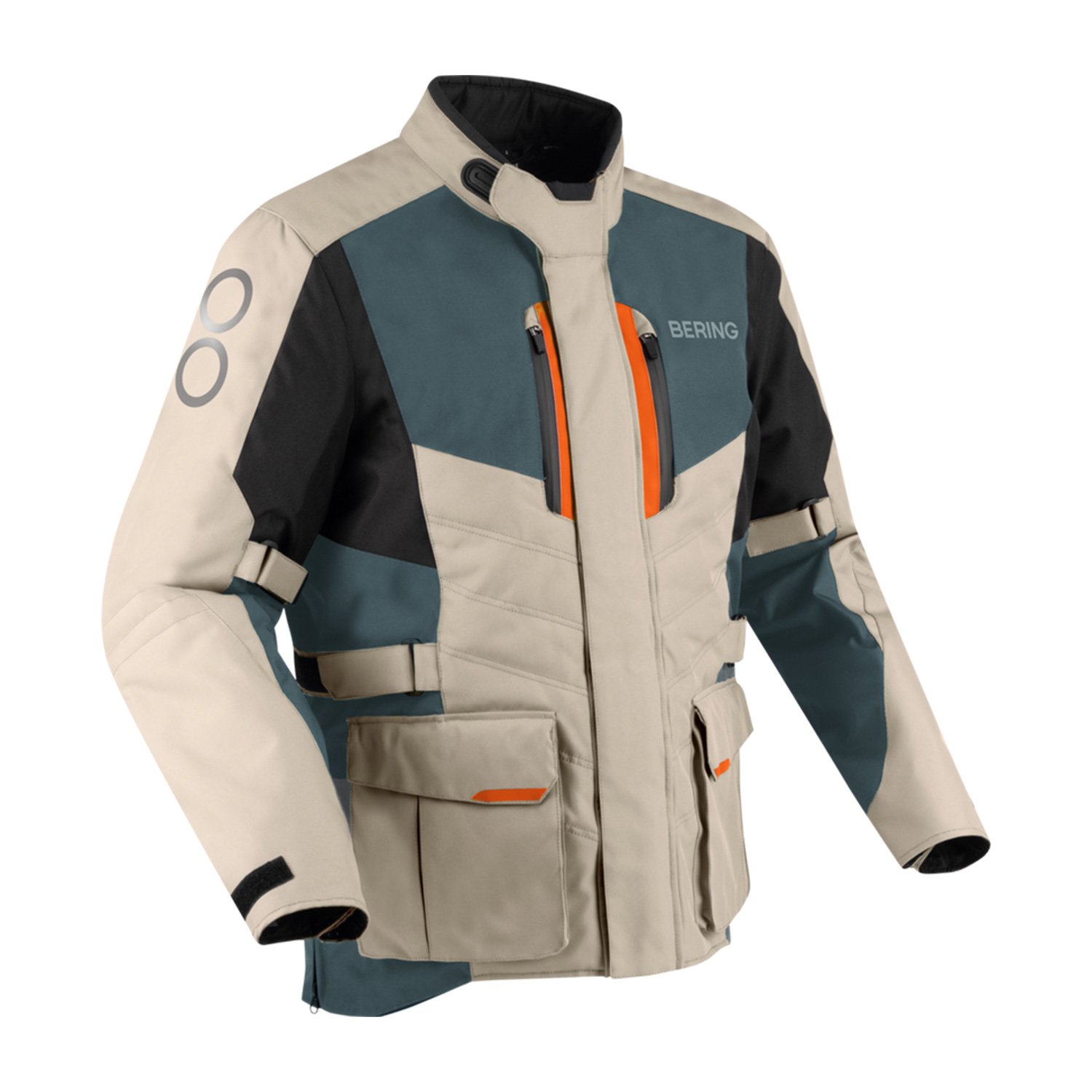 Image of Bering Siberia Jacket Beige Gray Orange Size M EN