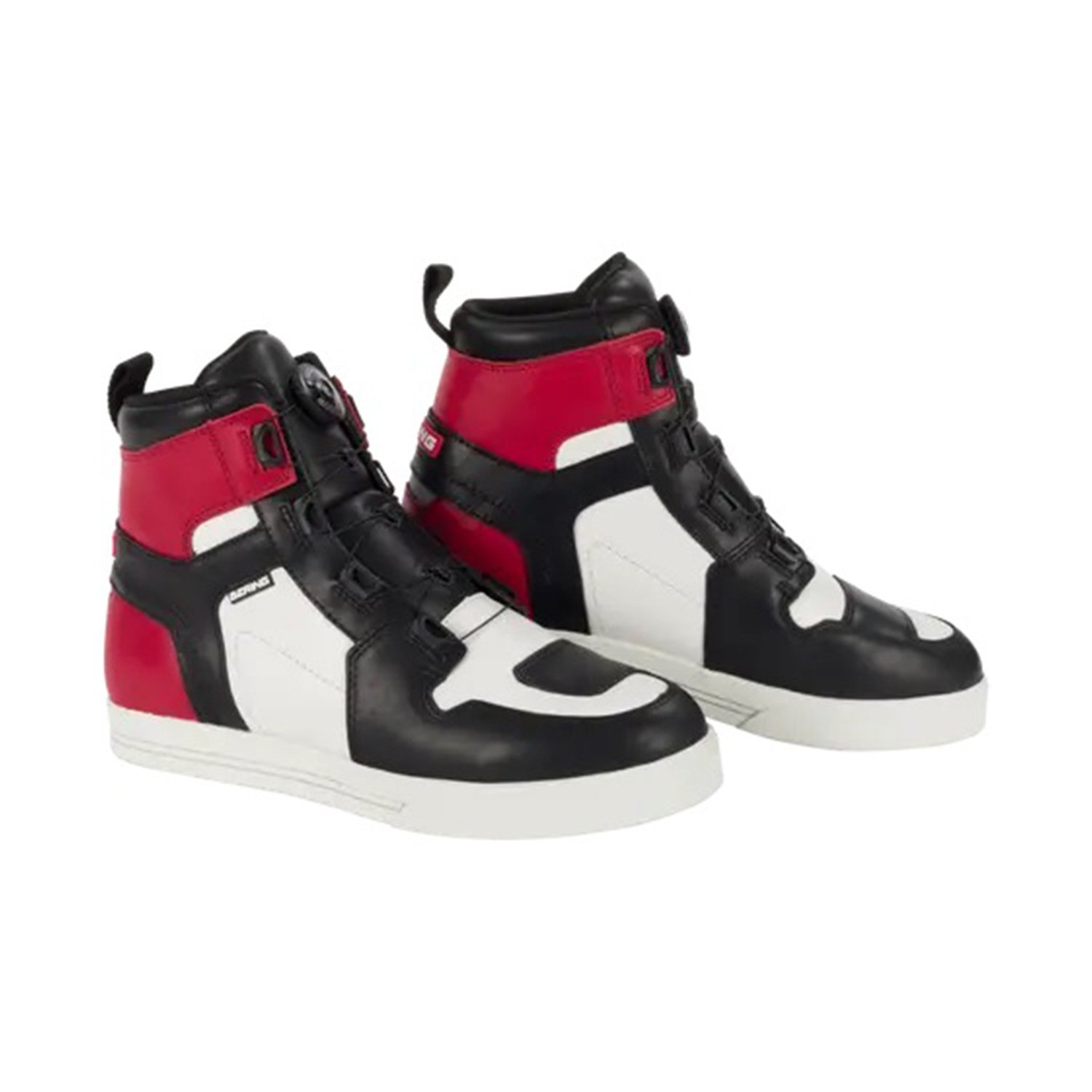 Image of Bering Sneakers Reflex A-Top Black White Red Size 40 EN