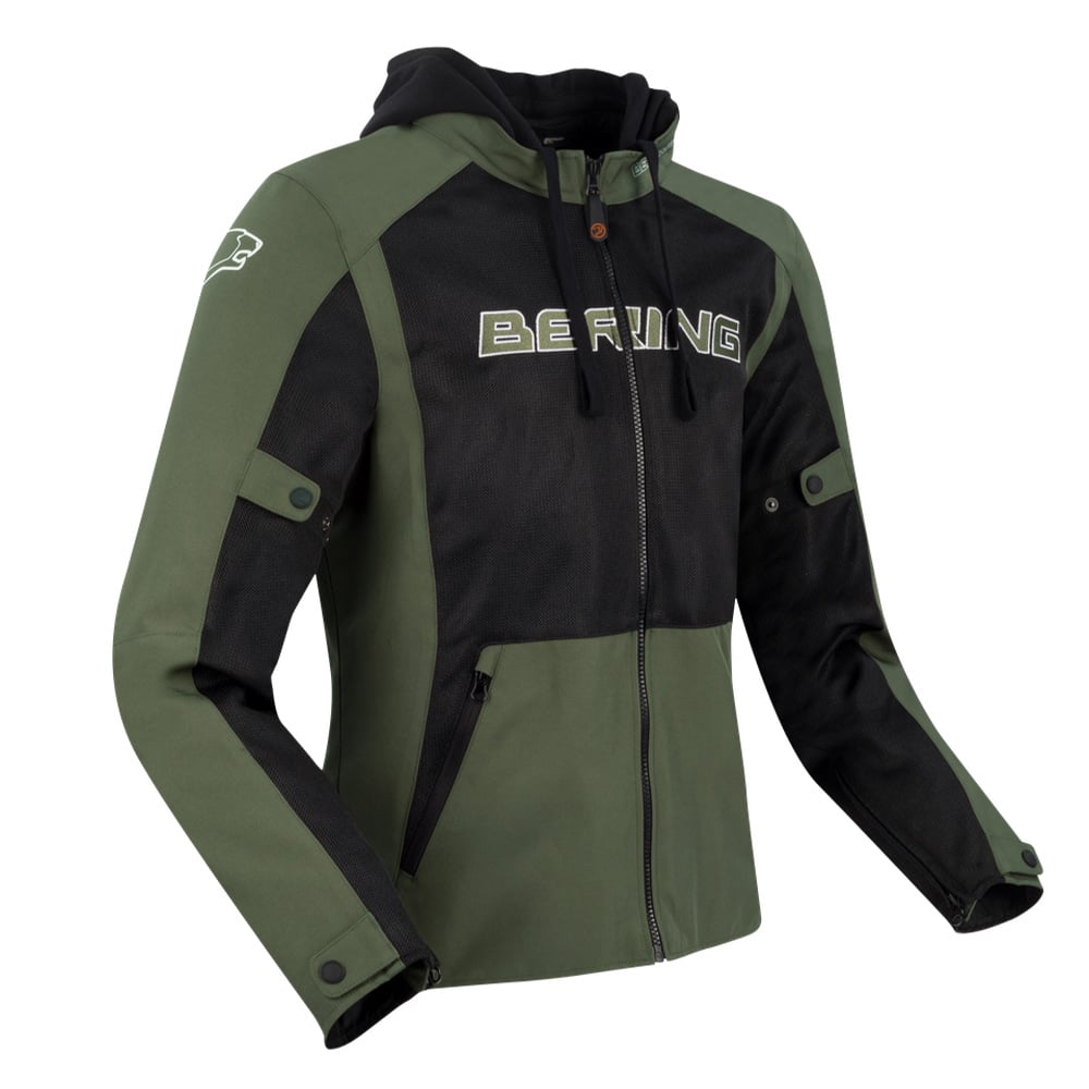 Image of Bering Spirit Textile Jacket Black Khaki Talla L