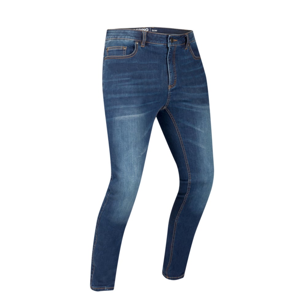 Image of Bering Trust Slim Pants Blue Washed Talla M