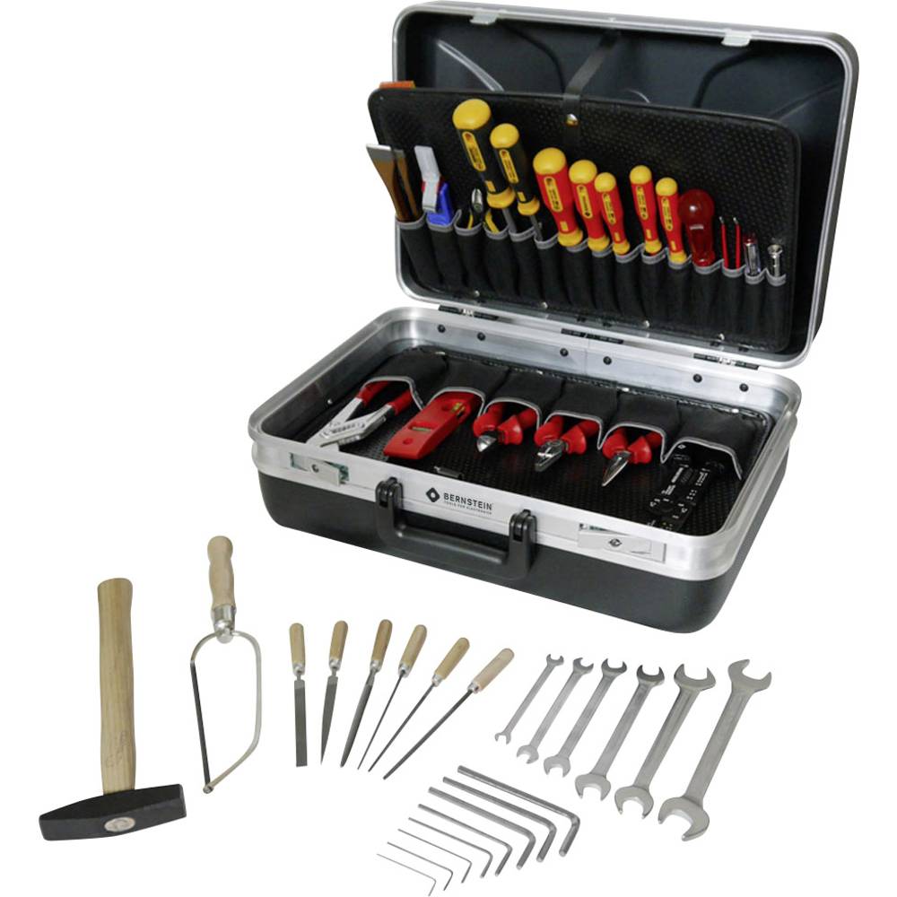 Image of Bernstein Tools Performance Basic 5000 BAS Electrical contractors Tool box (+ tools) 48-piece (W x H x D) 480 x 190 x