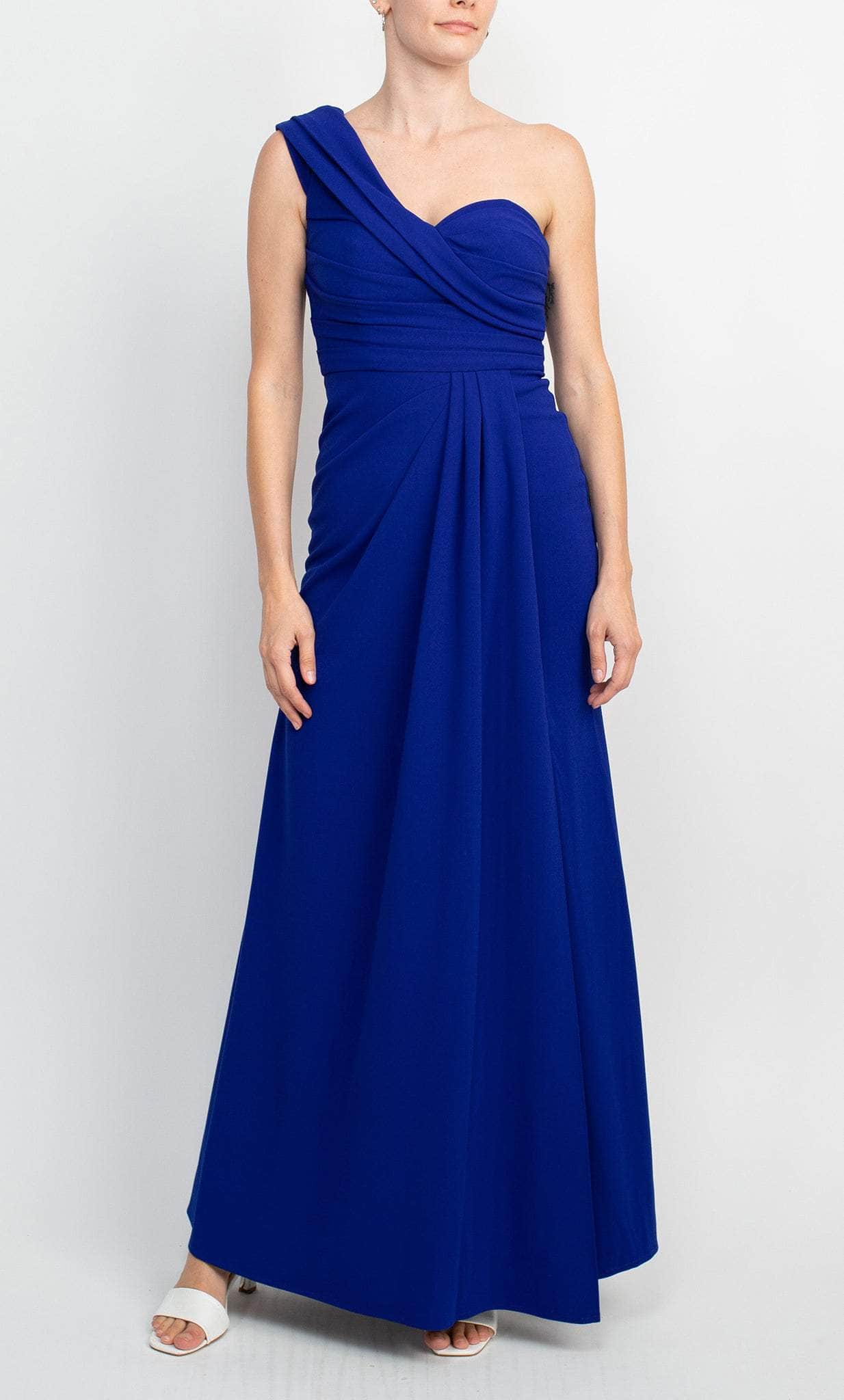 Image of Betsey and Adam A24484 - One Shoulder Sweetheart Formal Dress