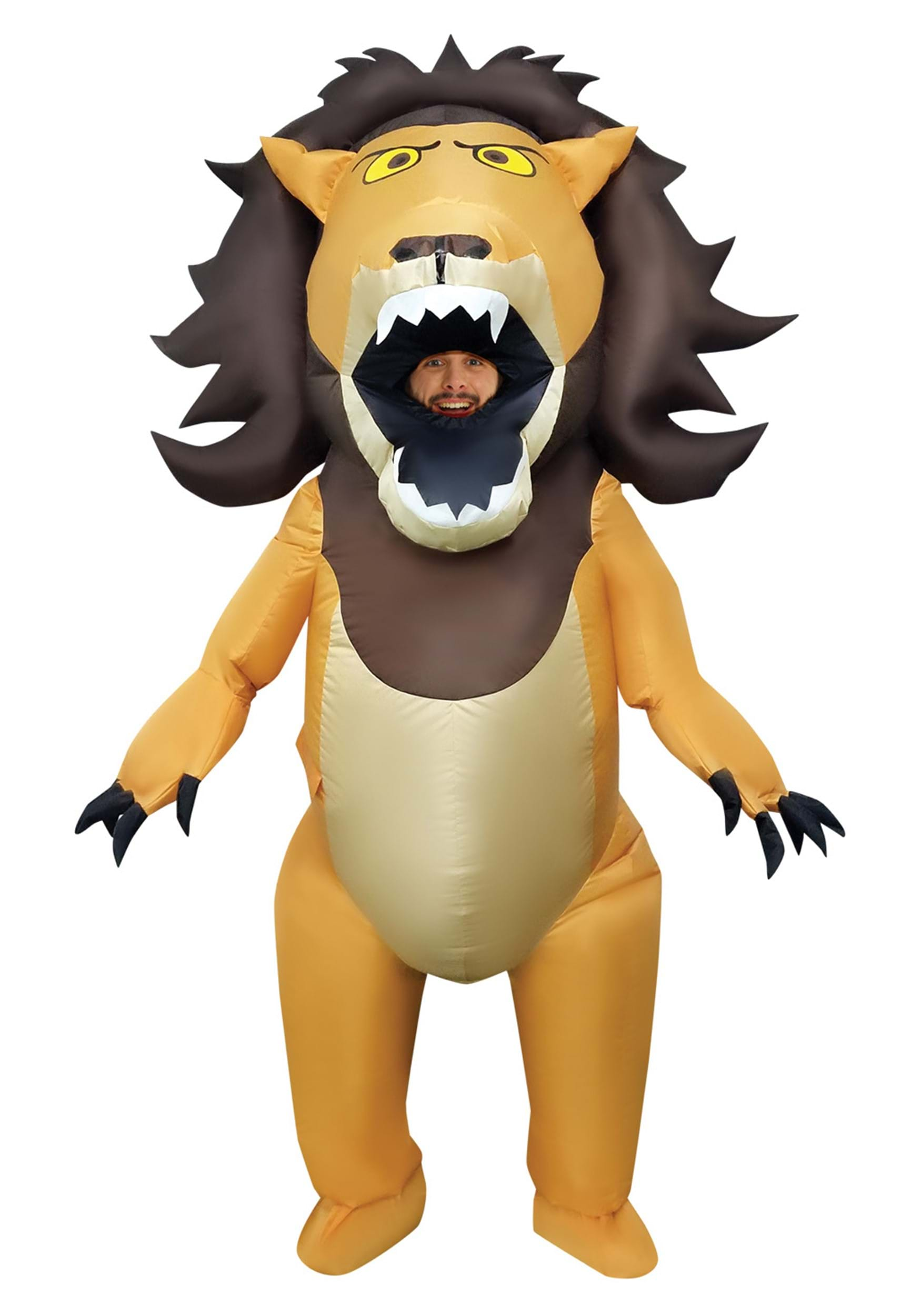 Image of Big Mouth Lion Inflatable Adult Costume ID MPMCBMILI-ST