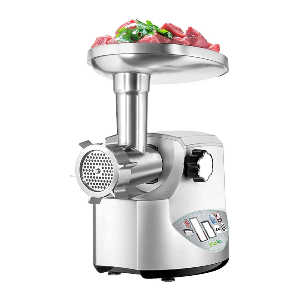Image of BioloMix Heavy Duty 3000W Max Powerful Electric Meat Grinder Home Sausage Stuffer Meat Mincer Food Processor