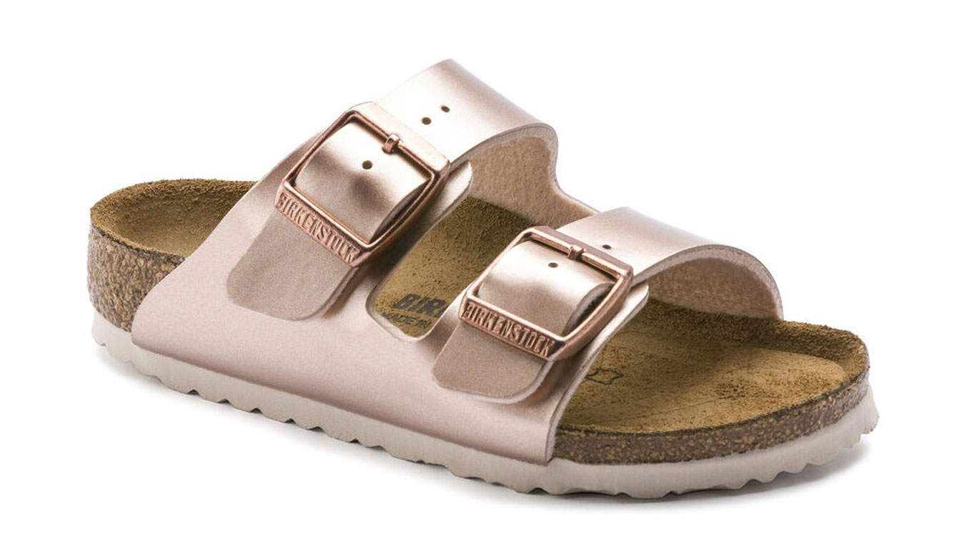 Image of Birkenstock Arizona BF Mettalic Junior Narrow Fit DE