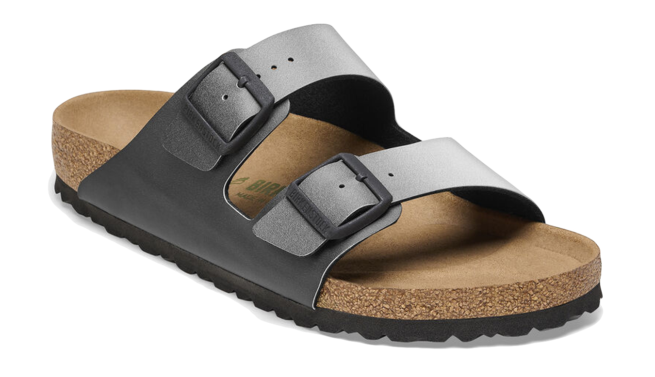 Image of Birkenstock Arizona Birko-Flor Ombre Black Narrow fit ESP