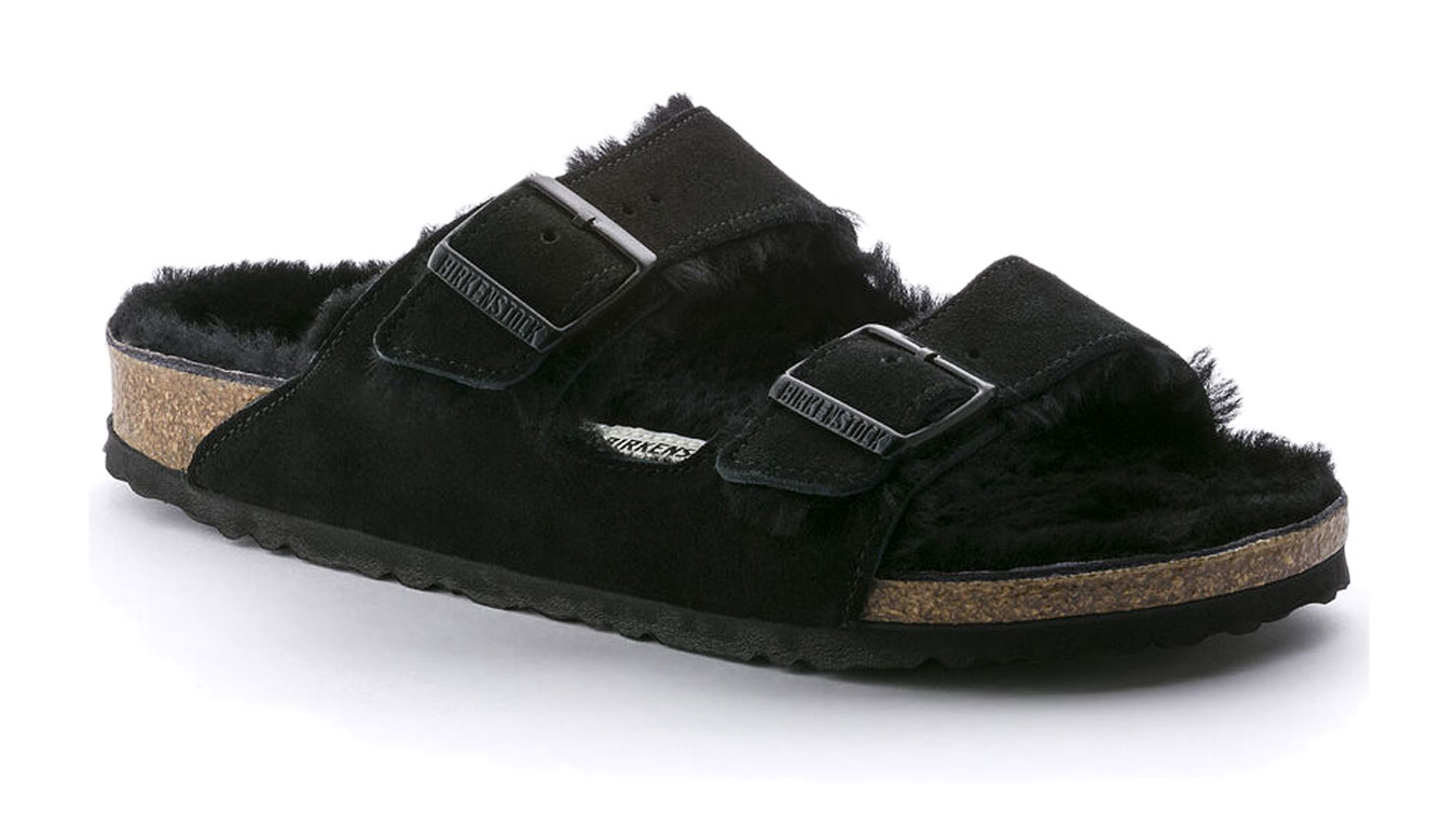 Image of Birkenstock Arizona Shearling Black Regular Fit CZ