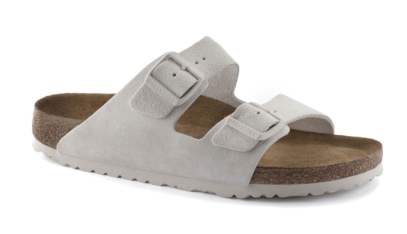 Image of Birkenstock Arizona Soft Footbed Suede Leather Narrow Fit FR