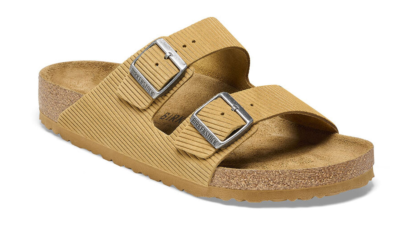 Image of Birkenstock Arizona Suede Corduroy Cork Regular Fit HU