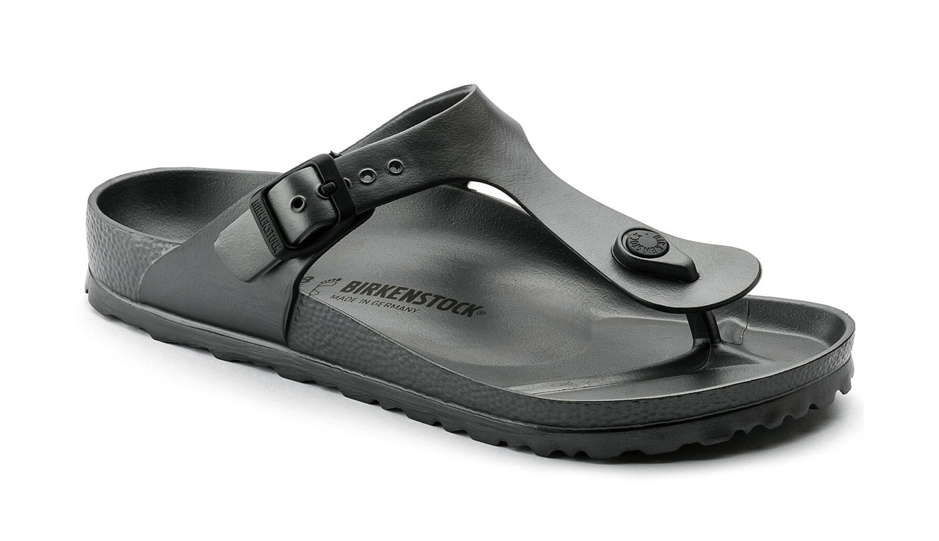 Image of Birkenstock Gizeh EVA Beach Metallic Anthracite Regular Fit BLG