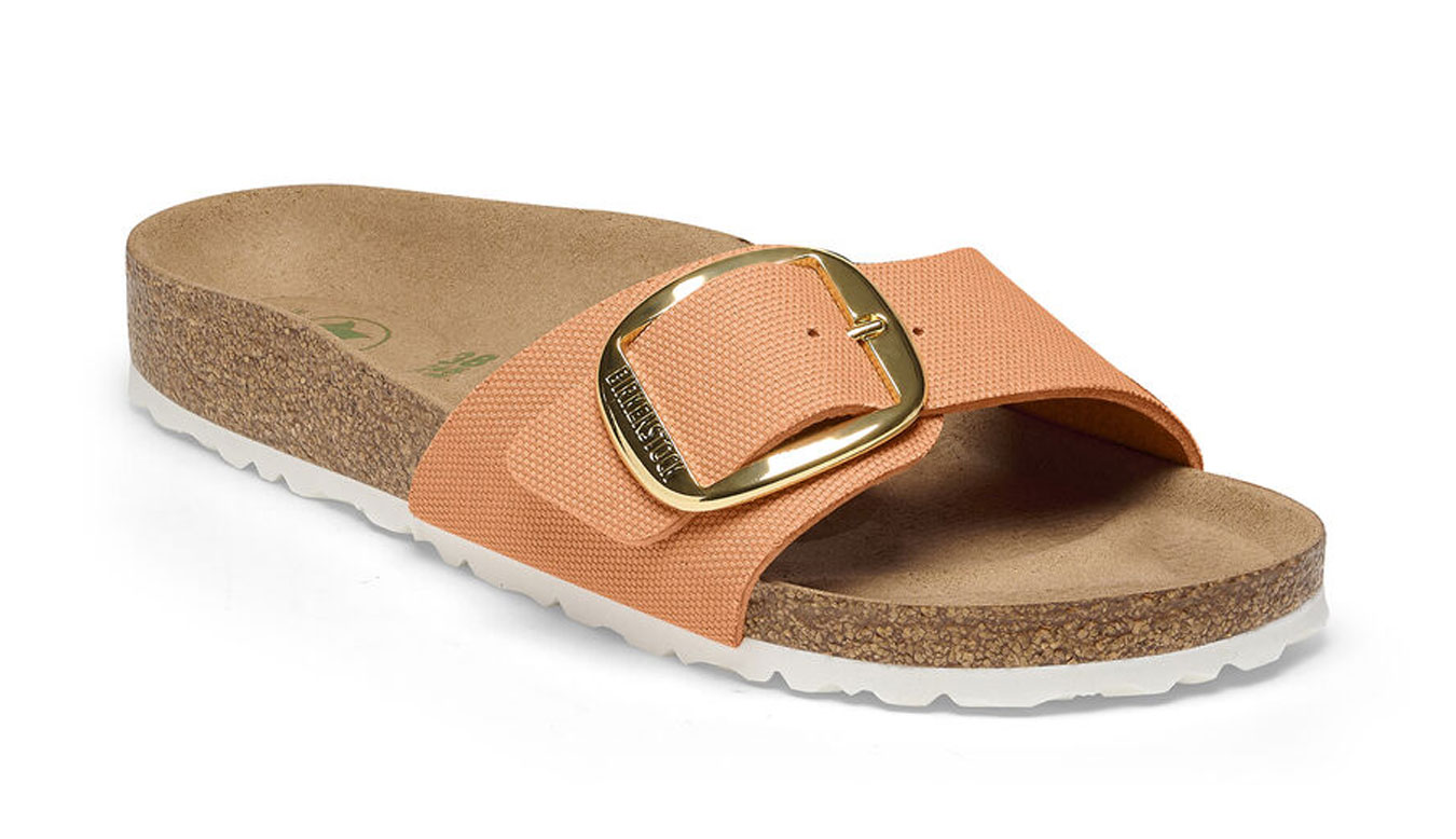 Image of Birkenstock Madrid BB Rivet Logo Papaya Regular Fit FR