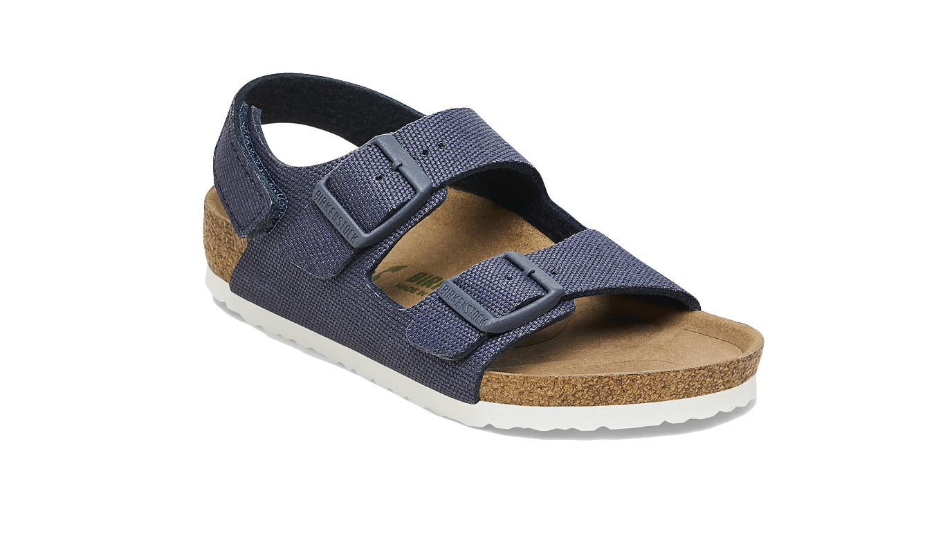 Image of Birkenstock Milano HL Kids Canvas Narrow fit DE