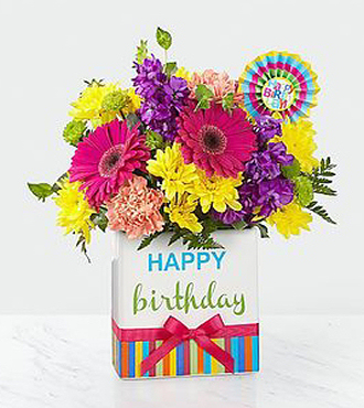 Image of Birthday Brights Bouquet