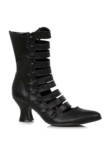 Image of Black Vintage Strap Women's Boots ID EE253AVABK-7