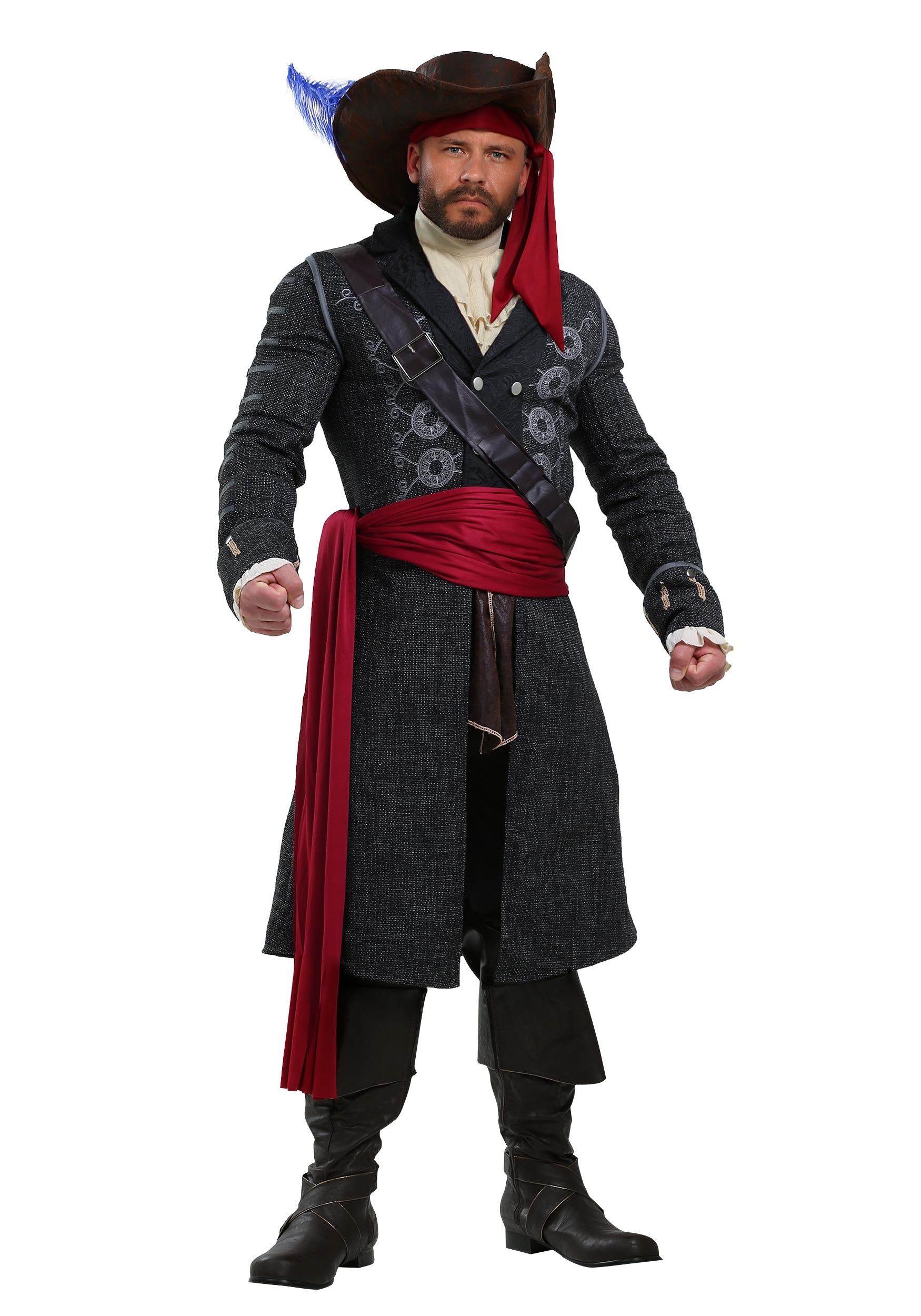 Image of Blackbeard Costume for Men ID FUN2255AD-XL