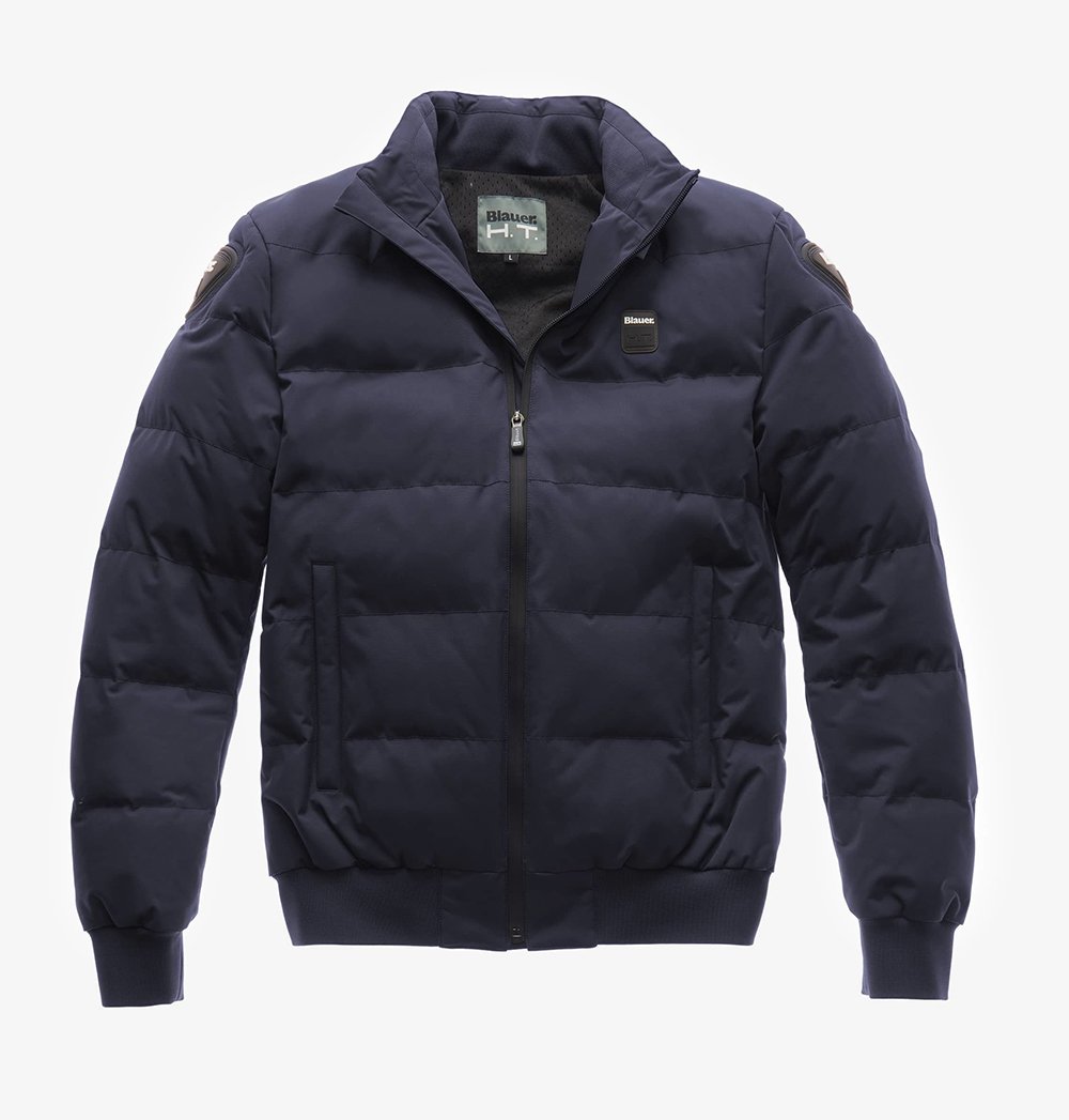 Image of Blauer Jacket College Jacket Solid Blue Talla S