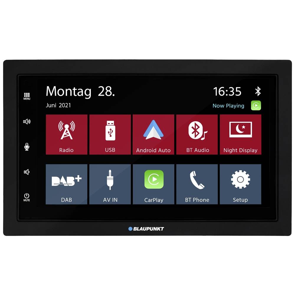 Image of Blaupunkt Mannheim 600 DAB Double DIN monitor receiver Android Autoâ¢ Steering wheel RC button connector Rearview