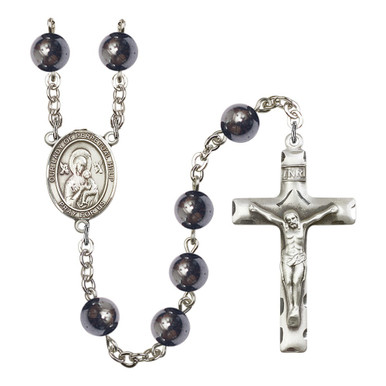 Image of Bliss Our Lady of Perpetual Help 8mm Hematite Rosary