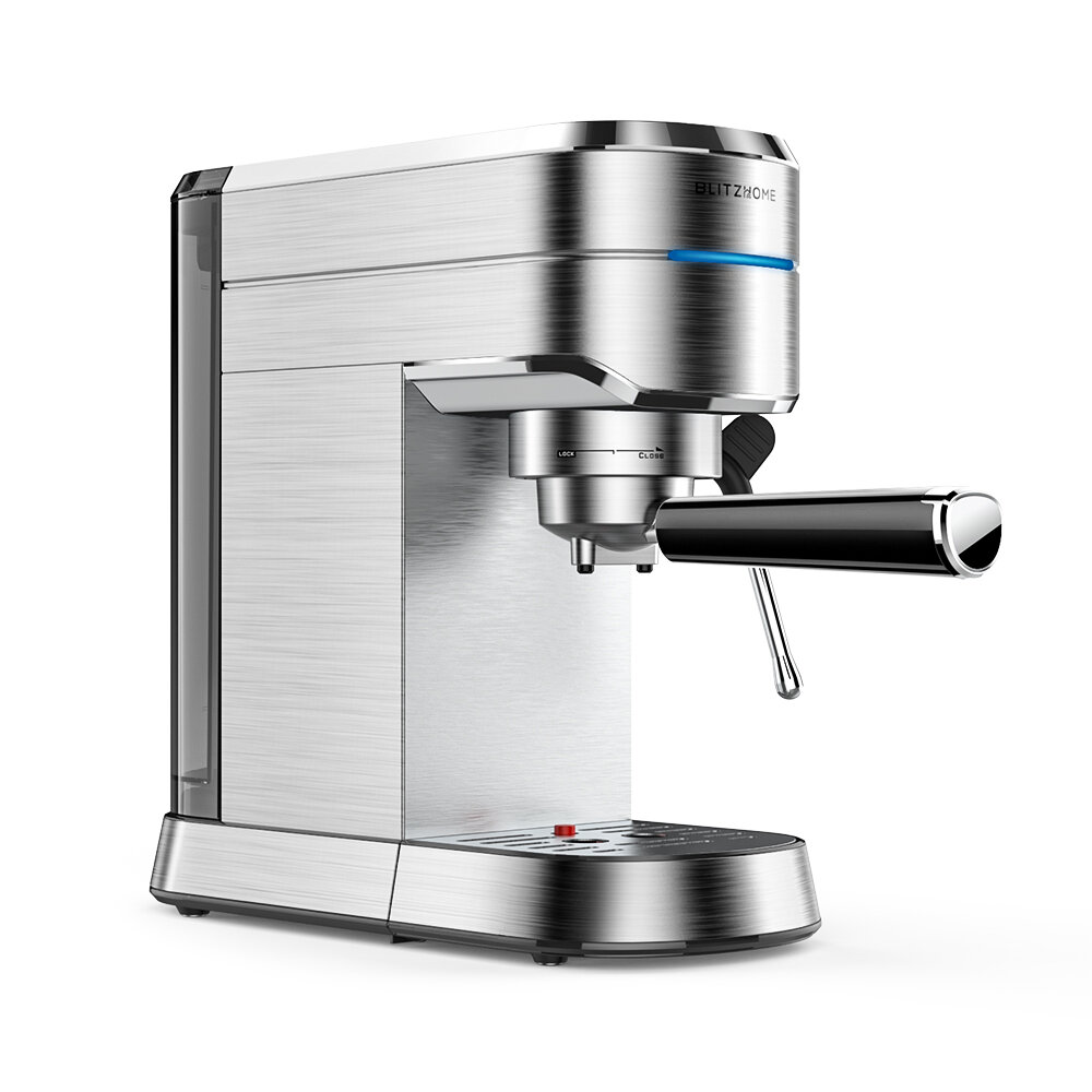 Image of BlitzHome® BH-CM1503 Espresso Machine 15 Bar 1250~1450W NTC Precise Temperature Control Safe Protection All-metal Fusela