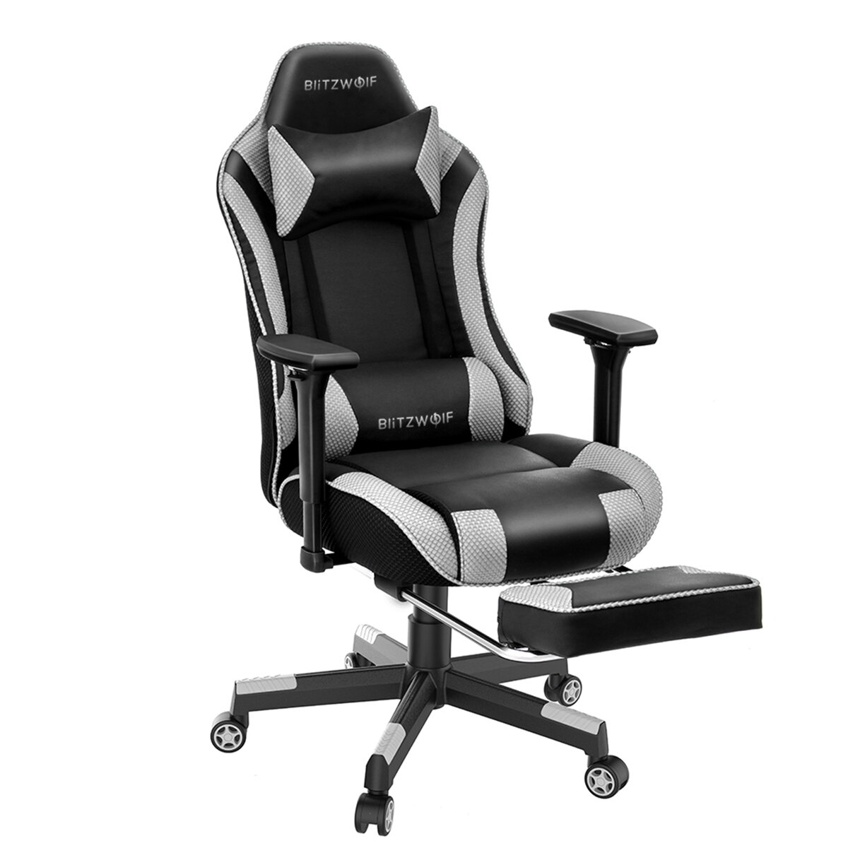Image of BlitzWolf® BW-GC5 Gaming Chair Ergonomic Design High Back Gamer Racing Chairs 360°Swivel 4D Adjustable Armrest Thicken S