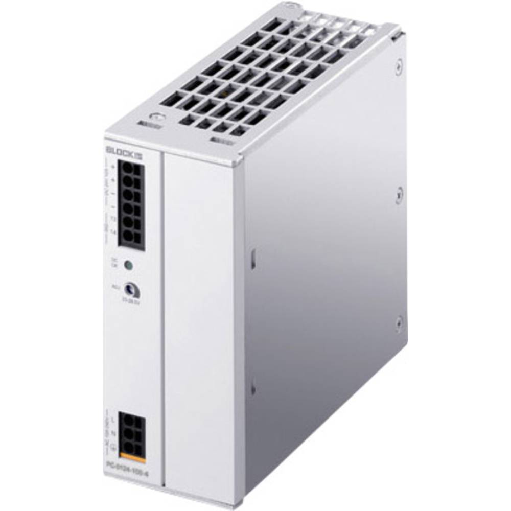 Image of Block PC-0124-100-4 Rail mounted PSU (DIN) 24 V DC 10 A 240 W No of outputs:1 x Content 1 pc(s)